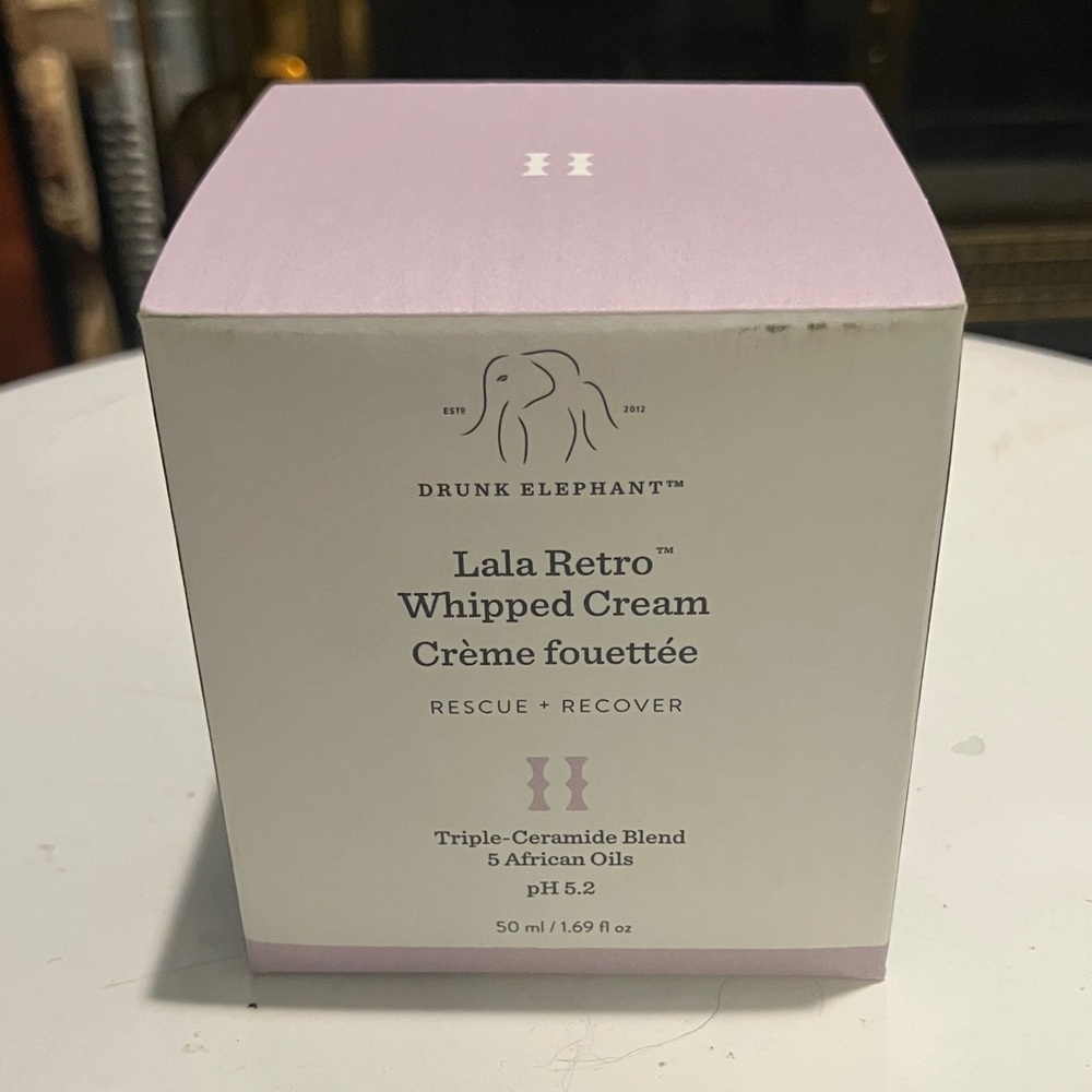 Drunk Elephant Lala Retro Whipped Cream - Purple and White
